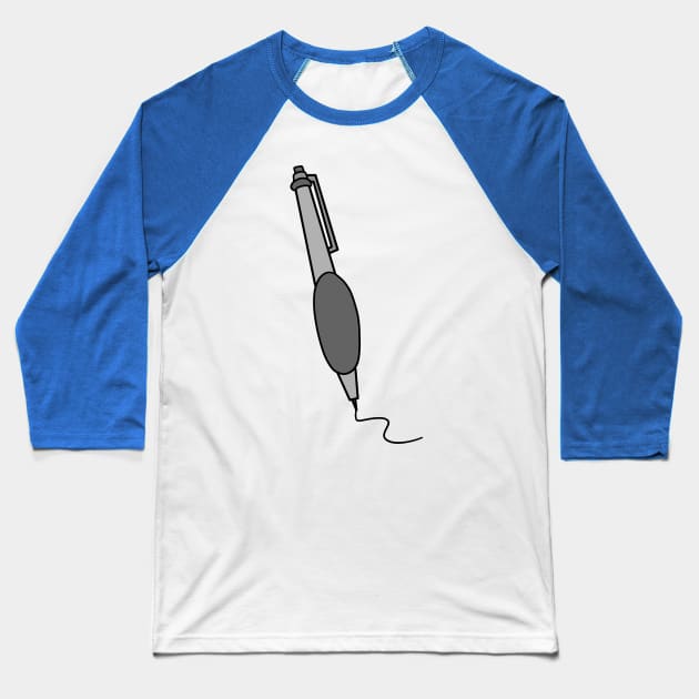 Writing Pen Baseball T-Shirt by saradaboru